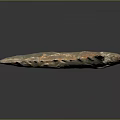 crossbow long spearhead stone dagger crossbow bow arrow crossbow mechanical crossbow shift bow 3d model