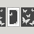 Butterfly Wall Decoration 3d model