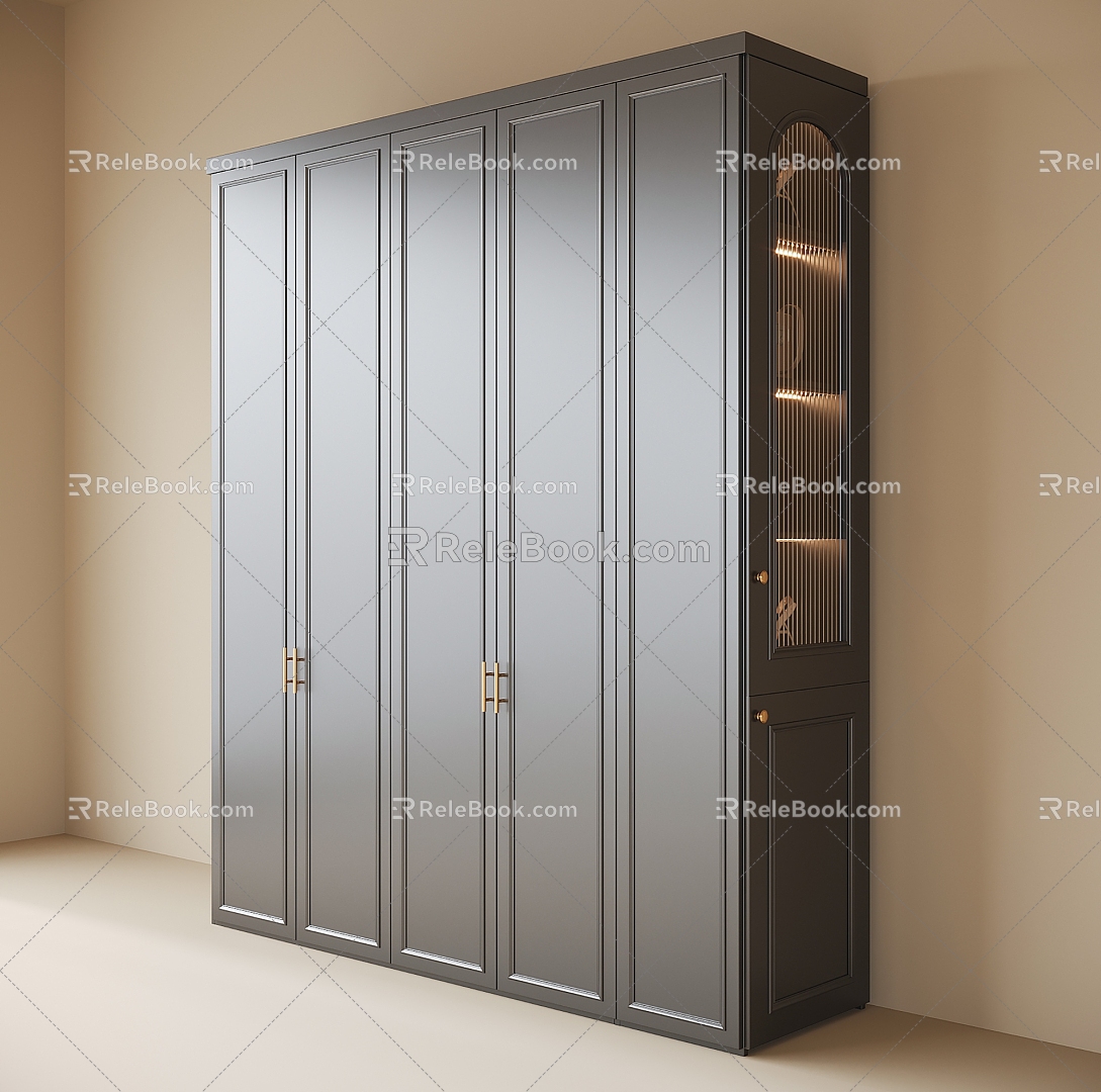 French wardrobe 3d model