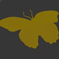 Vibrant Orange and Yellow Butterfly with Colorful Wings and Natural Patterns