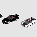 Police Function Vehicles Collection With Various Models And Emergency Features