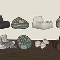 Modern Lazy Sofa 3d model