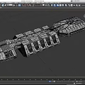 Highly Detailed 3D Sci Fi Spaceship Model With Futuristic Exterior Design