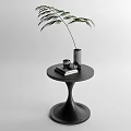 Quiet side a few sides a few corners a few metal side a few bedside table 3d model
