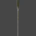 Ottoman Jade Handle Knife 3d model