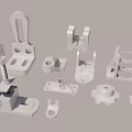 Smart Machine Components Including Precision Mechanical Parts And Structural Designs 3d model