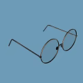 Elegant Round Frame Jewelry Glasses With Fashionable Design And Shiny Details