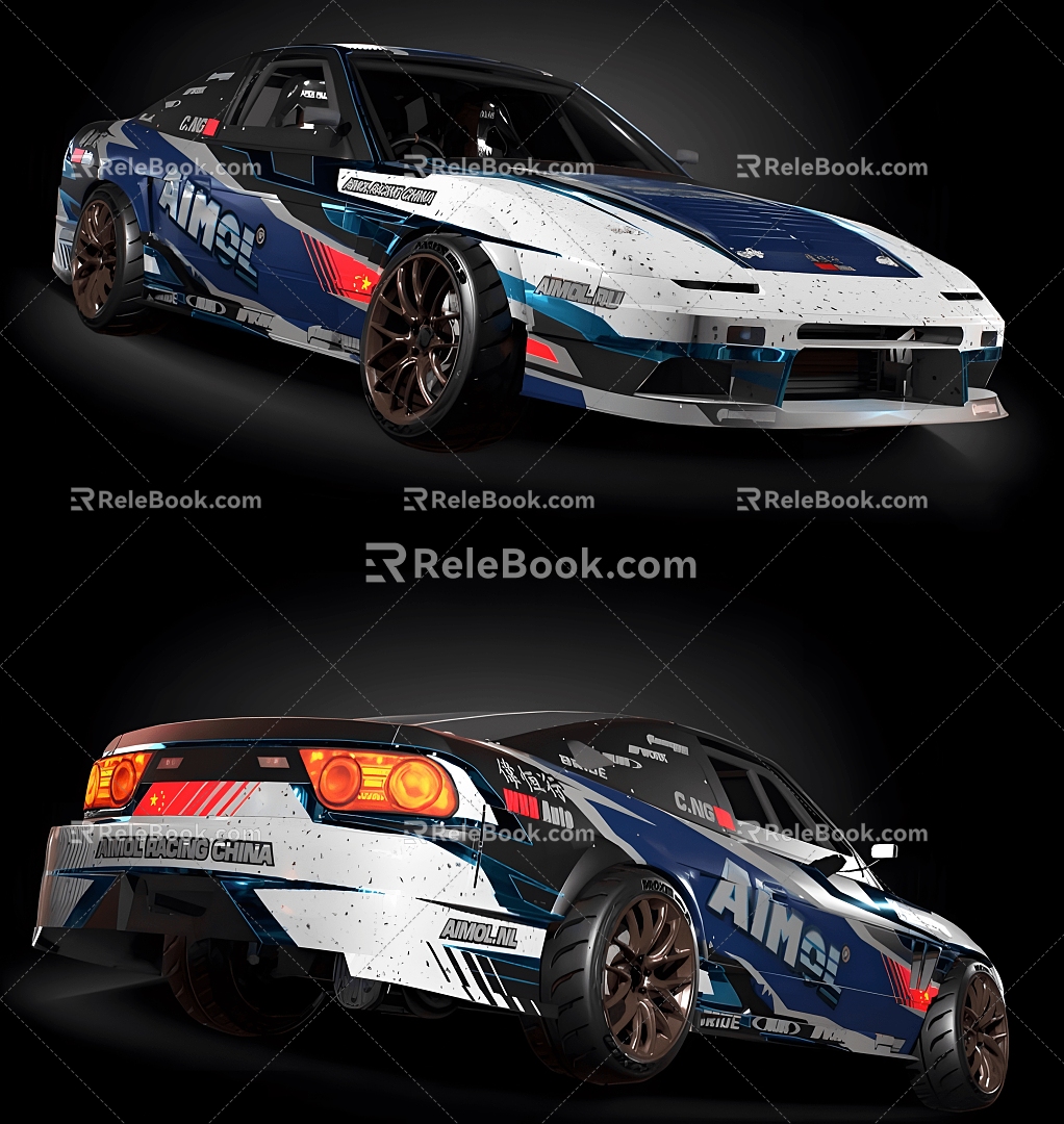 Modern Racing 3d model