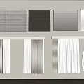 Modern Home Curtain Styles Including Beige Brown White Pleated Simple and Blinds Designs