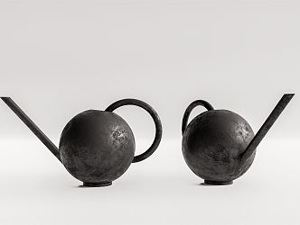 Modern teapot decorative teapot ornaments 3d model