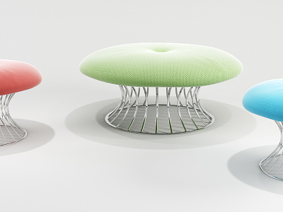 Modern sofa stool mushroom sofa model