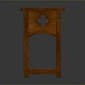 Elegant Wooden Side Table With Carved Patterns And Square Top Design