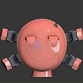 Modern Robot Piggy Robot Machine Pig 3d model