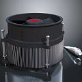 CPU Cooler Heat Sink Cooling Fan With Mounting Screws And Installation Tool