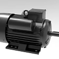 High Performance Industrial Electric Motor With Sturdy Base And Enclosed Housing