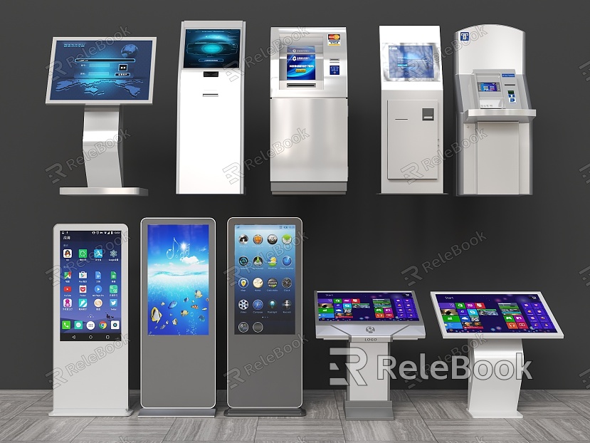 Modern intelligent all-in-one machine display machine all-in-one self-service machine self-service machine advertising machine inquiry machine number taking machine terminal machine model