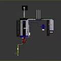COETHERM Industrial Equipment Setup With Pipelines Tower Structures And Machine Components