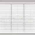 White Window Blinds Enhancing Modern Home Interior With Soft Light 3d model