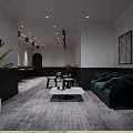 Elegant Jewelry Store Interior With Glass Display Cases Modern Lighting And Marble Floors