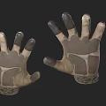 Durable Camouflage Outdoor Gloves With Non Slip Palm And Protective Design