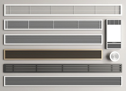 Modern air conditioner air outlet air conditioner outlet 3d model