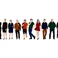 Multiplayer Crowd Character Combination Multiplayer Combination Character Human Model Dummy Low Poly Character Professional Male Human 3d model