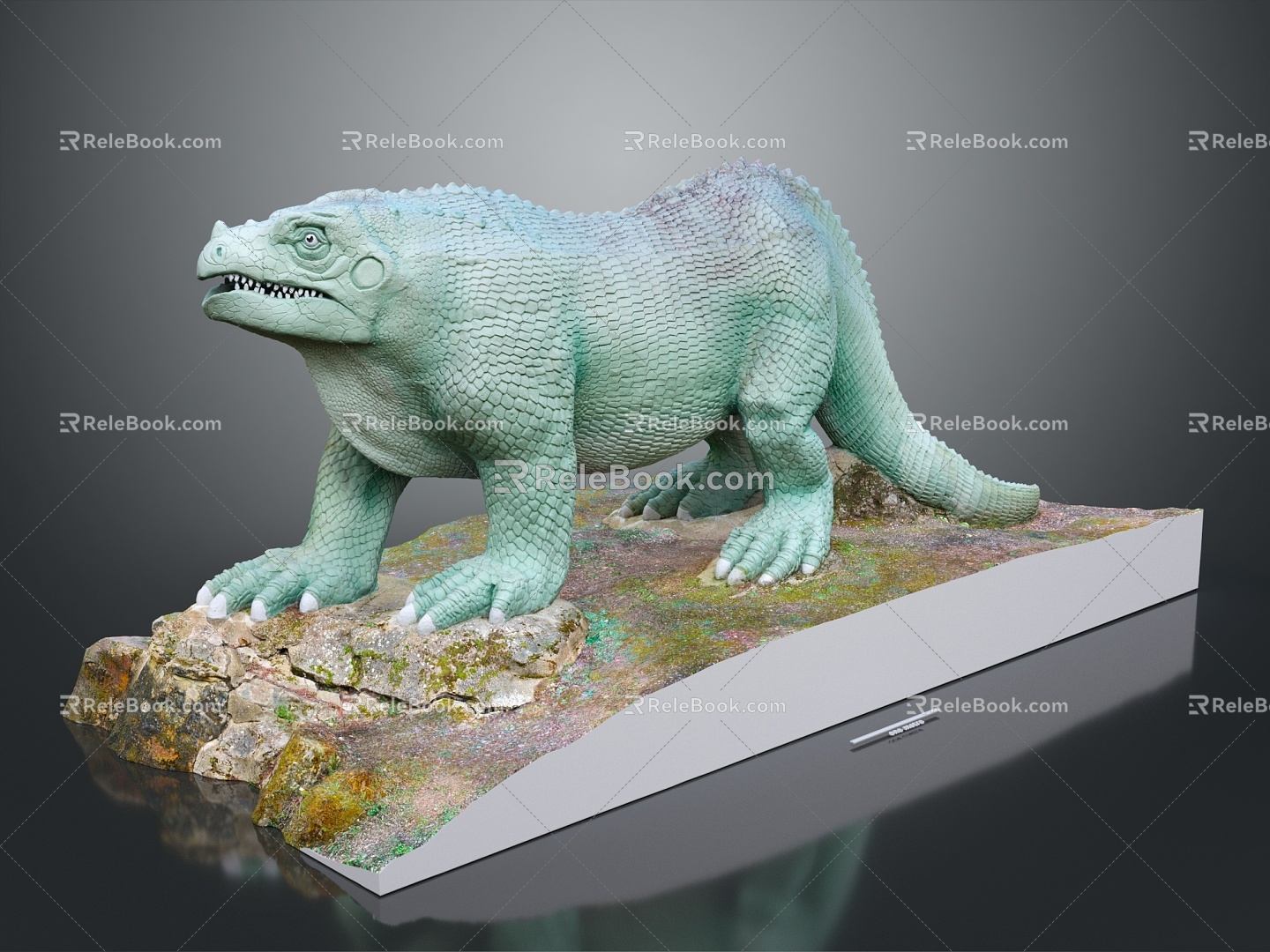 Lizard Anime Lizard Cartoon Lizard Reptile Cold Blooded Animal Reptile Reptile 3d model