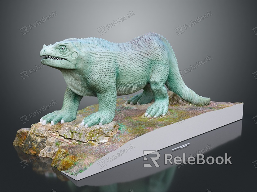 Lizard Anime Lizard Cartoon Lizard Reptile Cold Blooded Animal Reptile Reptile model