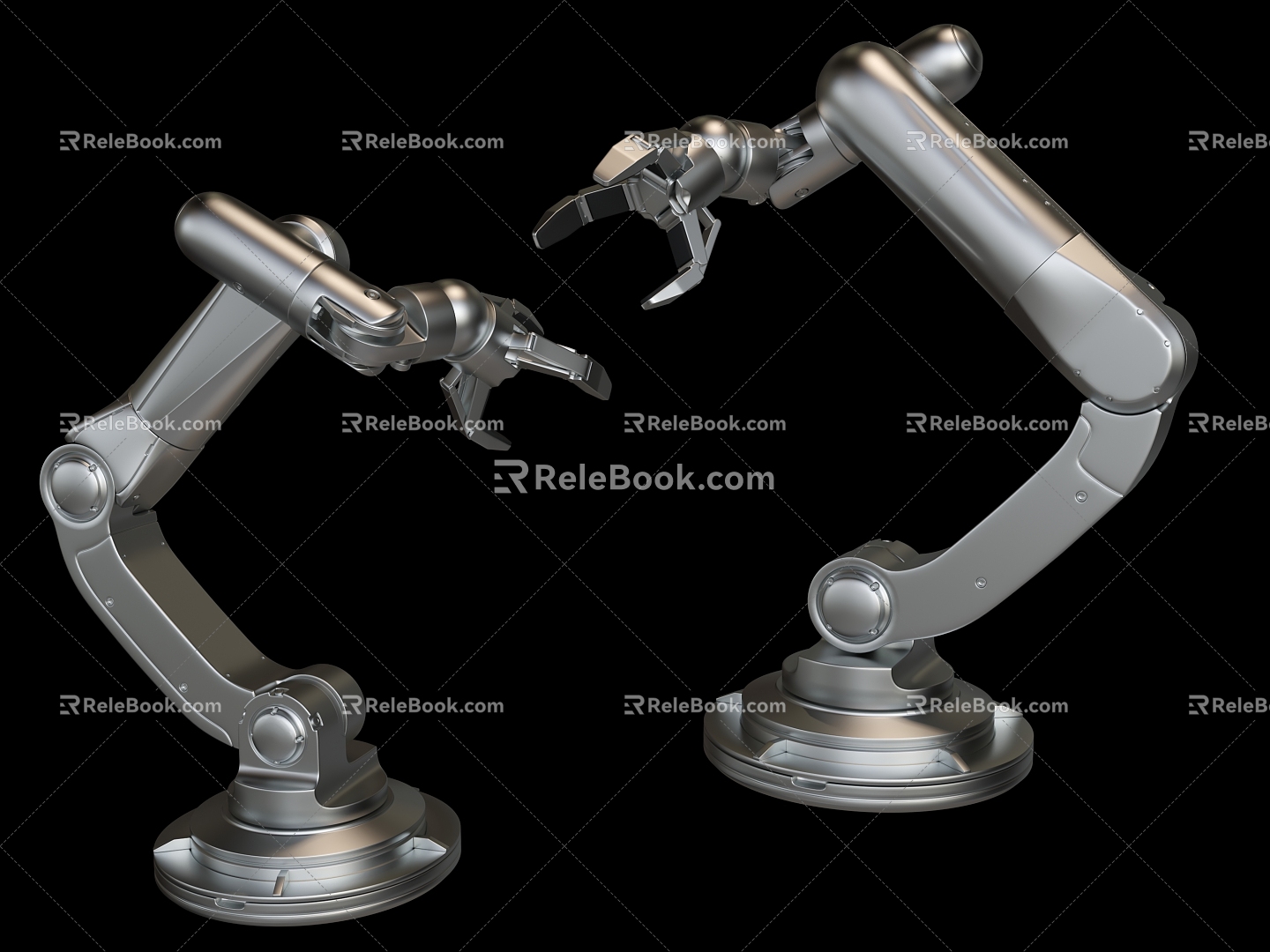 Mechanical Arm Industrial Equipment 3d model