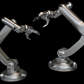 Mechanical Arm Industrial Equipment 3d model