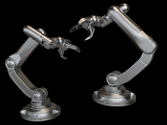 Mechanical Arm Industrial Equipment 3d model