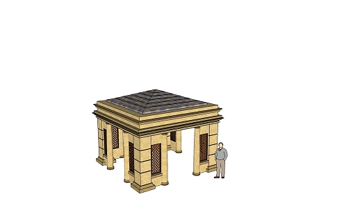 Modern Pavilion 3d model