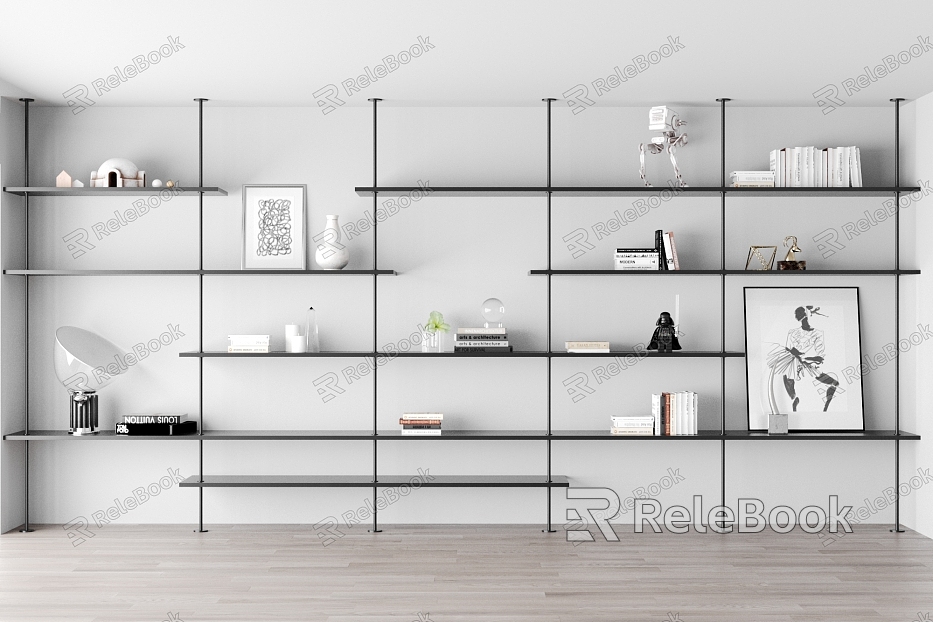 Modern Bookshelf model