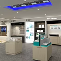 Hisense Retail Store Interior With Display Counters And Electronics Appliances Showcases