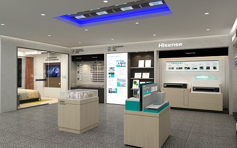 Hisense Air Conditioning Shop 3d model