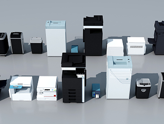 Modern Printers Medical Equipment 3d model