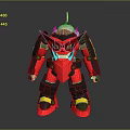 Mech Warrior Mech Soldier Machine Battlearm Mechanical Battlearm Machine Fighter Robot 3d model