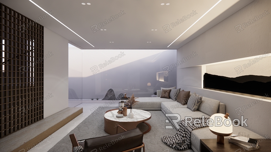 modern recreation room leisure and entertainment space model