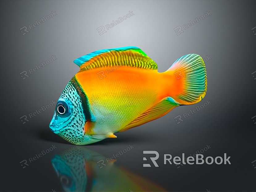 Tropical Fish Colorful Fish Ornamental Fish Aquarium Coral Fish Underwater Fish Color Fish Cartoon Fish Freshwater Fish model