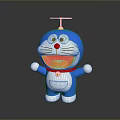 Doraemon Dingdang Cat Doraemon Virtual Character Virtual Character Movie Character Game Character 3d model