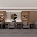 Waiting area Reception area 3d model