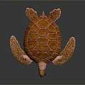 Turtle Cartoon Turtle Snapping Turtle Chickbill Turtle Reptile Cold Blooded Animal Reptile Class 3d model