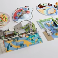 Creative Children's Play Area Designs With Slides Climbing Structures And Colorful Layouts