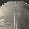 Road pavement 3d model