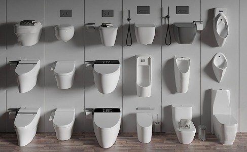 Modern Toilet Urinal Toilet 3d model