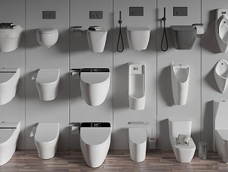 Modern Toilet Urinal Toilet 3d model