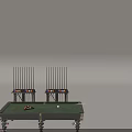 Premium Billiard Table with Green Felt Surface Billiard Balls and Cue Racks for Home Entertainment