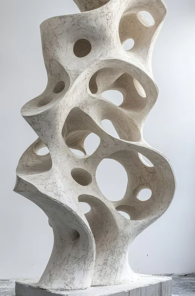 Modern Art Carving Ornaments 3d model