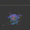 Modern Industrial Factory Plant Aerial Layout With Greenery Roads And Facilities
