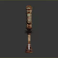 Steampunk Copper Red Gun With Metallic Barrel Rustic Grip And Control Panel
